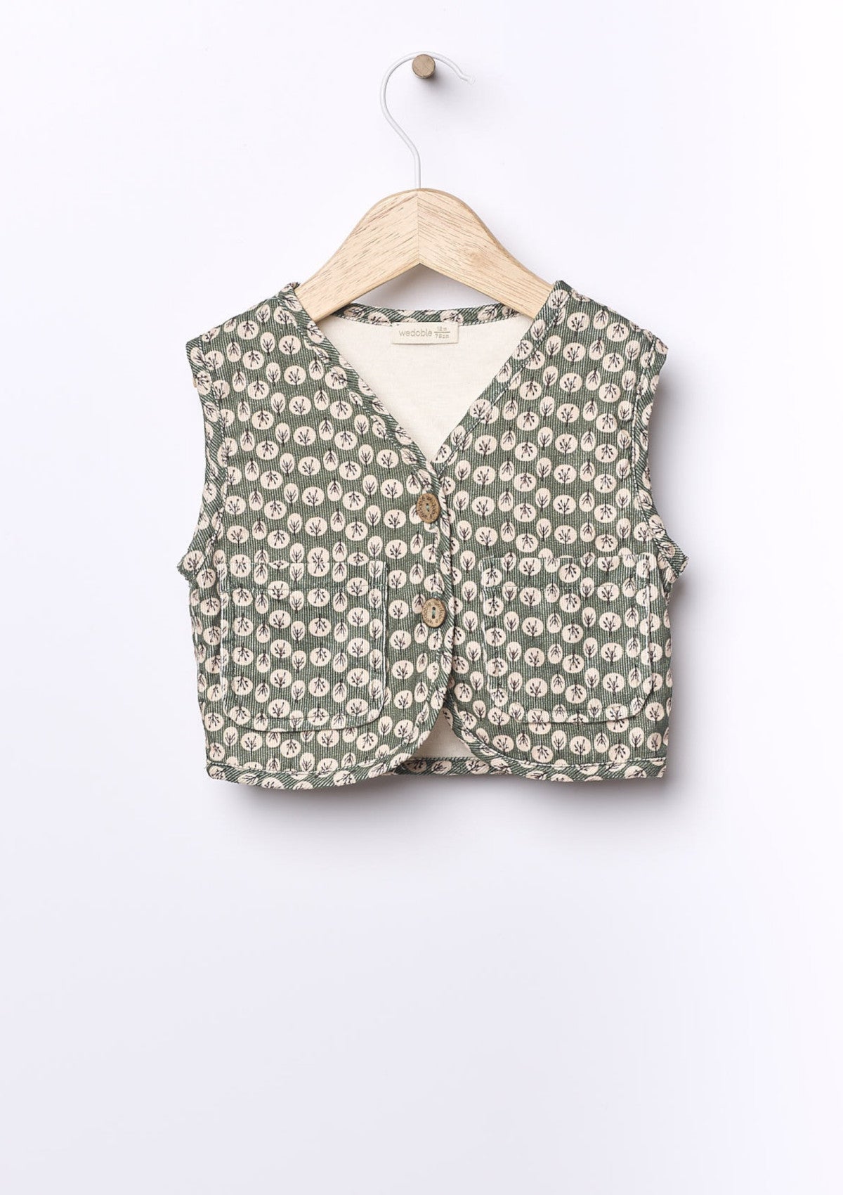 Floral Colette in corduroy | HAPPY GIRL - WEDOBLE