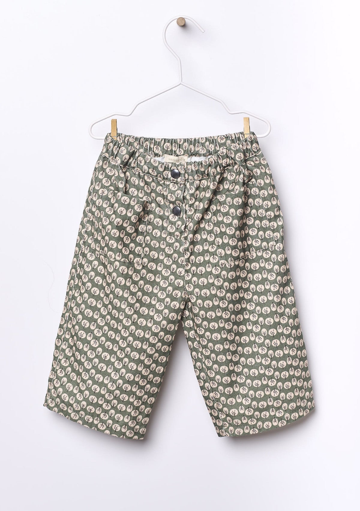 Floral corduroy pants | HAPPY GIRL - WEDOBLE