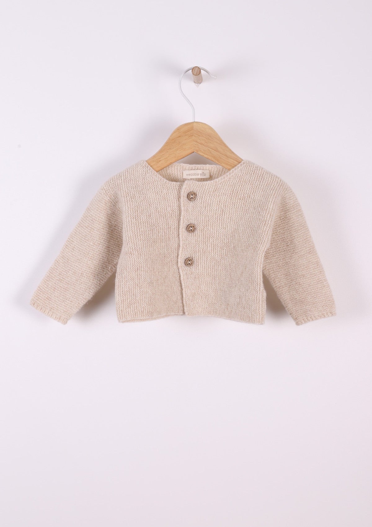 Knitted merino wool coat - WEDOBLE