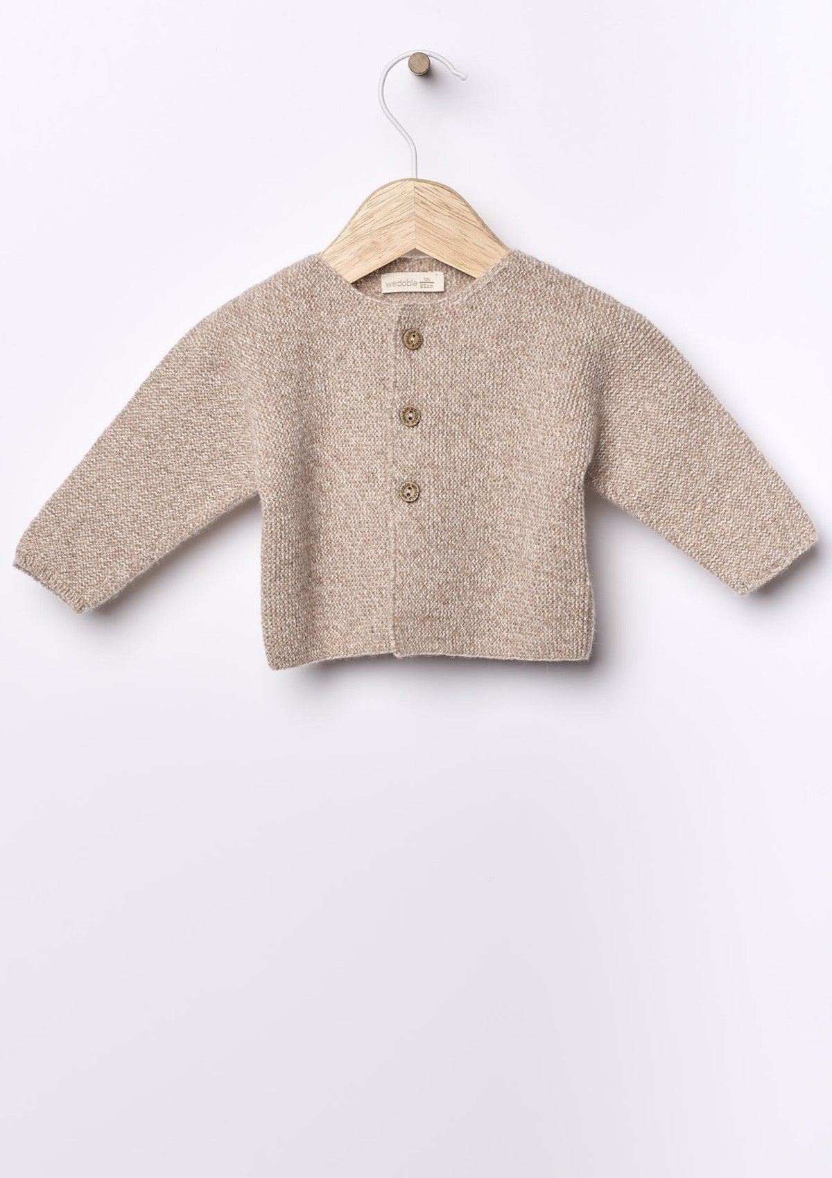 Knitted merino wool coat - WEDOBLE