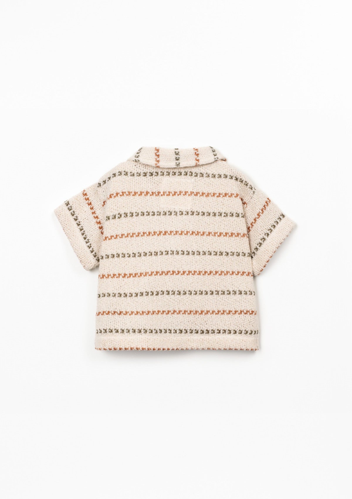 Knit shirt with striped pattern - PLAYUP