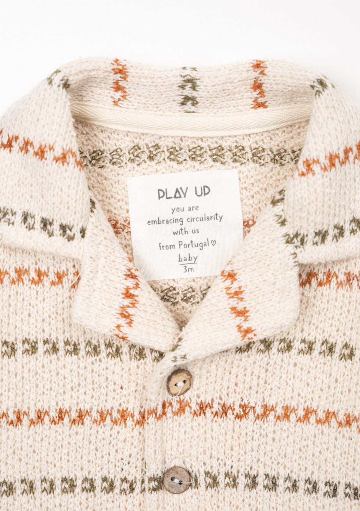 Knit shirt with striped pattern - PLAYUP