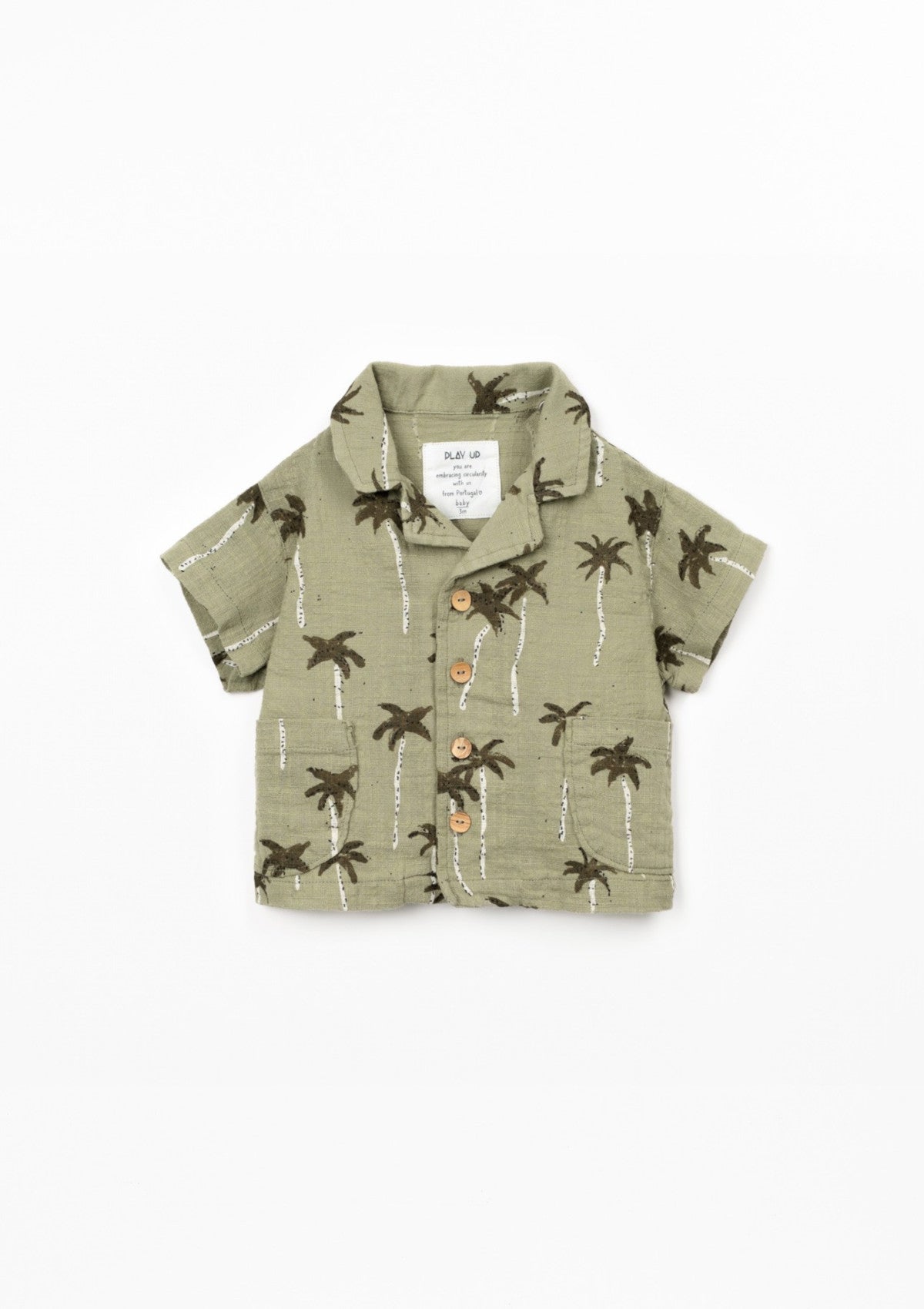 Camisa com estampado de palmeiras - PLAYUP