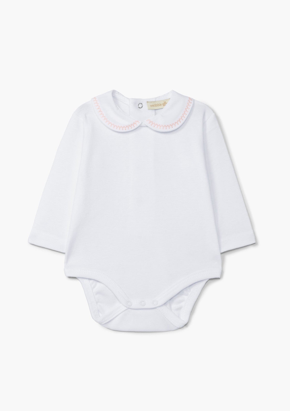 Body de manga comprida com gola redonda | BABY - WEDOBLE