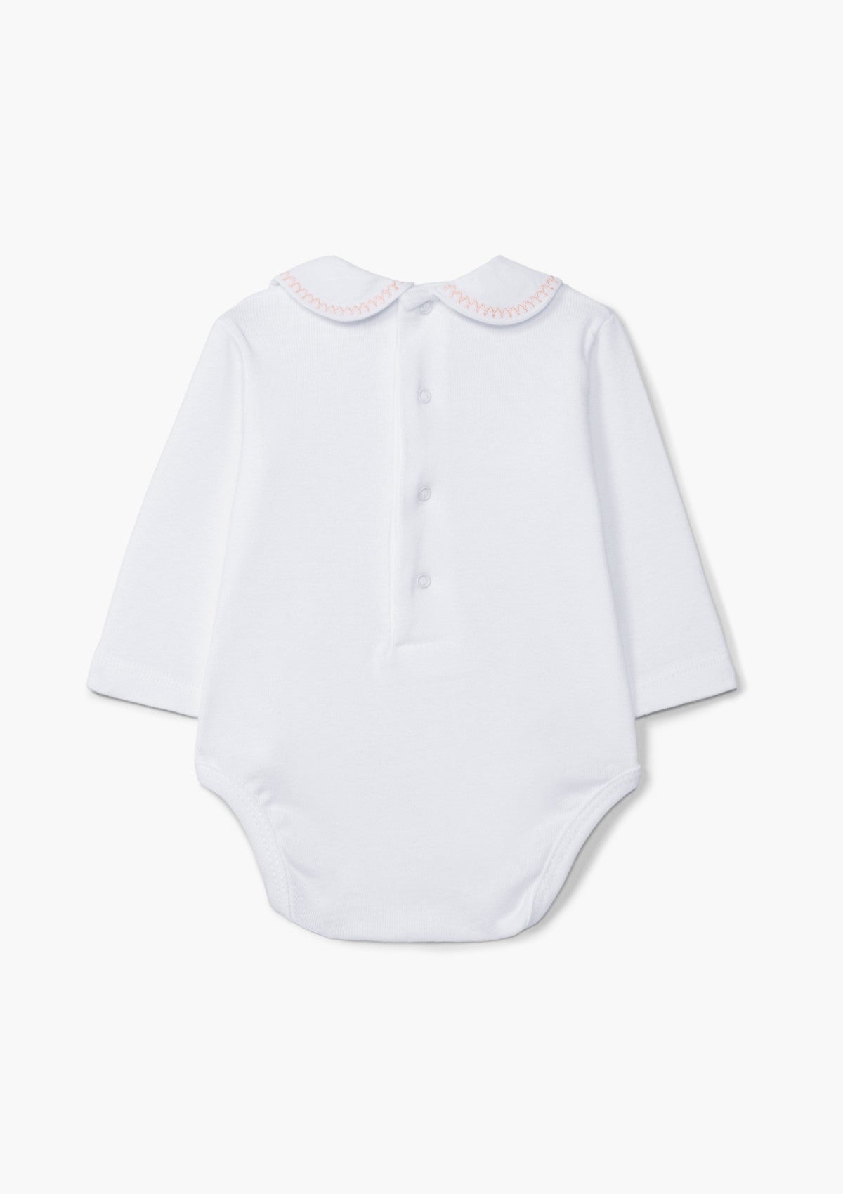 Body de manga comprida com gola redonda | BABY - WEDOBLE