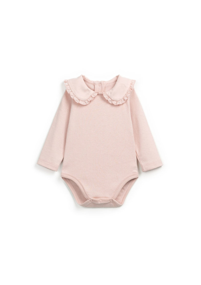 Bodysuit with cloth collar | Wooden Memories - PLAYUP