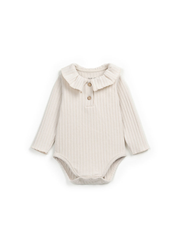 Ribbed bodysuit | Wooden Memories - PLAYUP