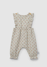 Triple gauze floral dungarees - SNUG