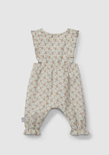 Triple gauze floral dungarees - SNUG