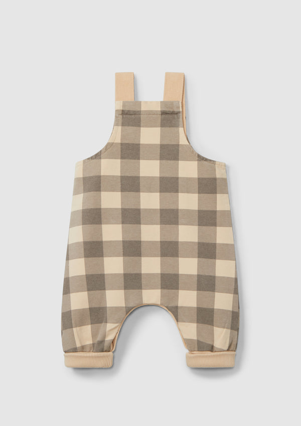 Plaid dungarees with pocket - SNUG