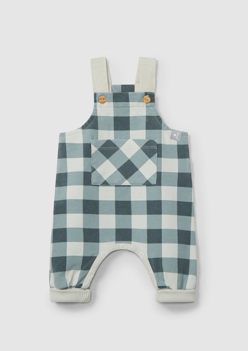 Plaid dungarees with pocket - SNUG