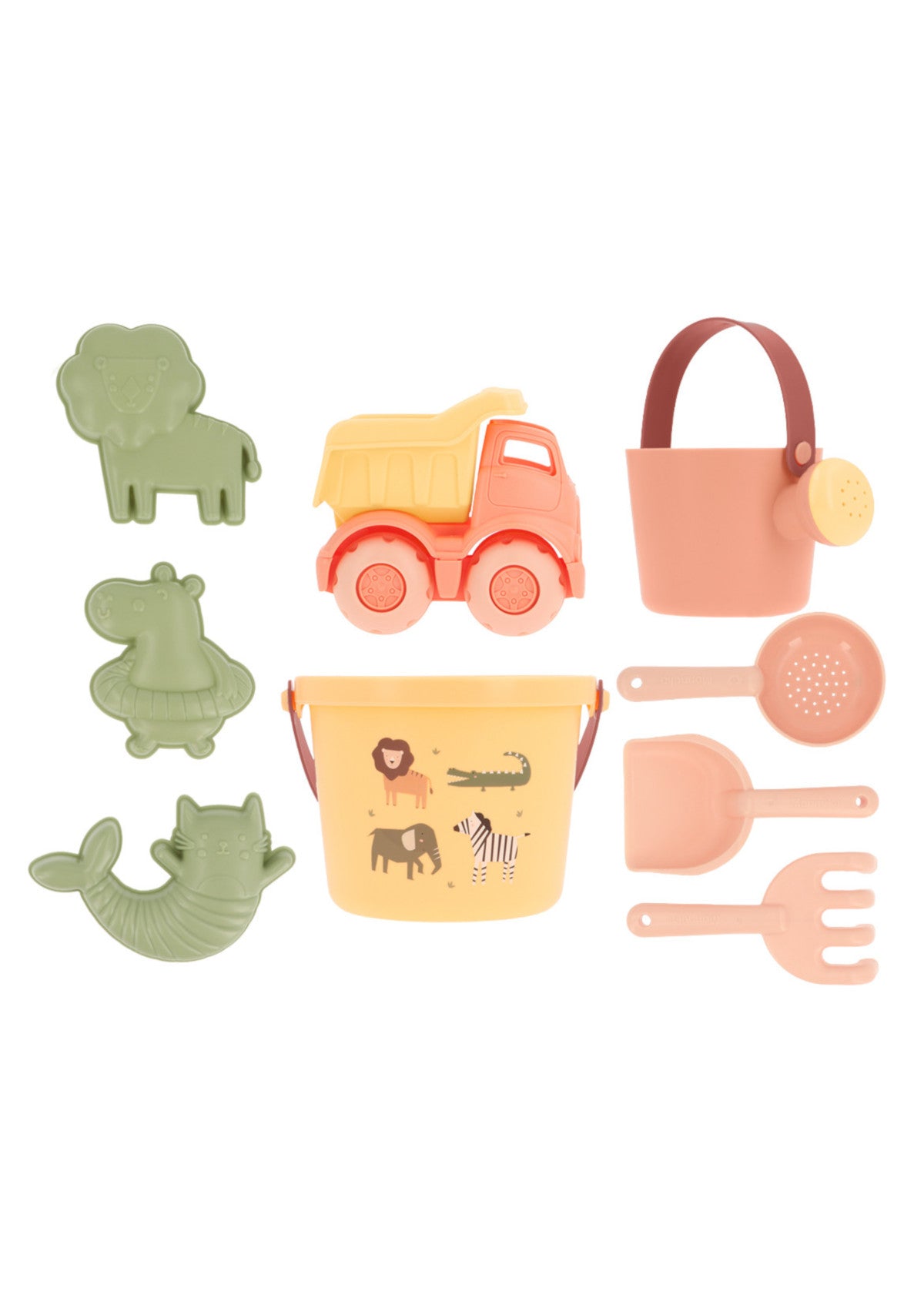 Beach Toy Set with Wild Animals - Monnëka
