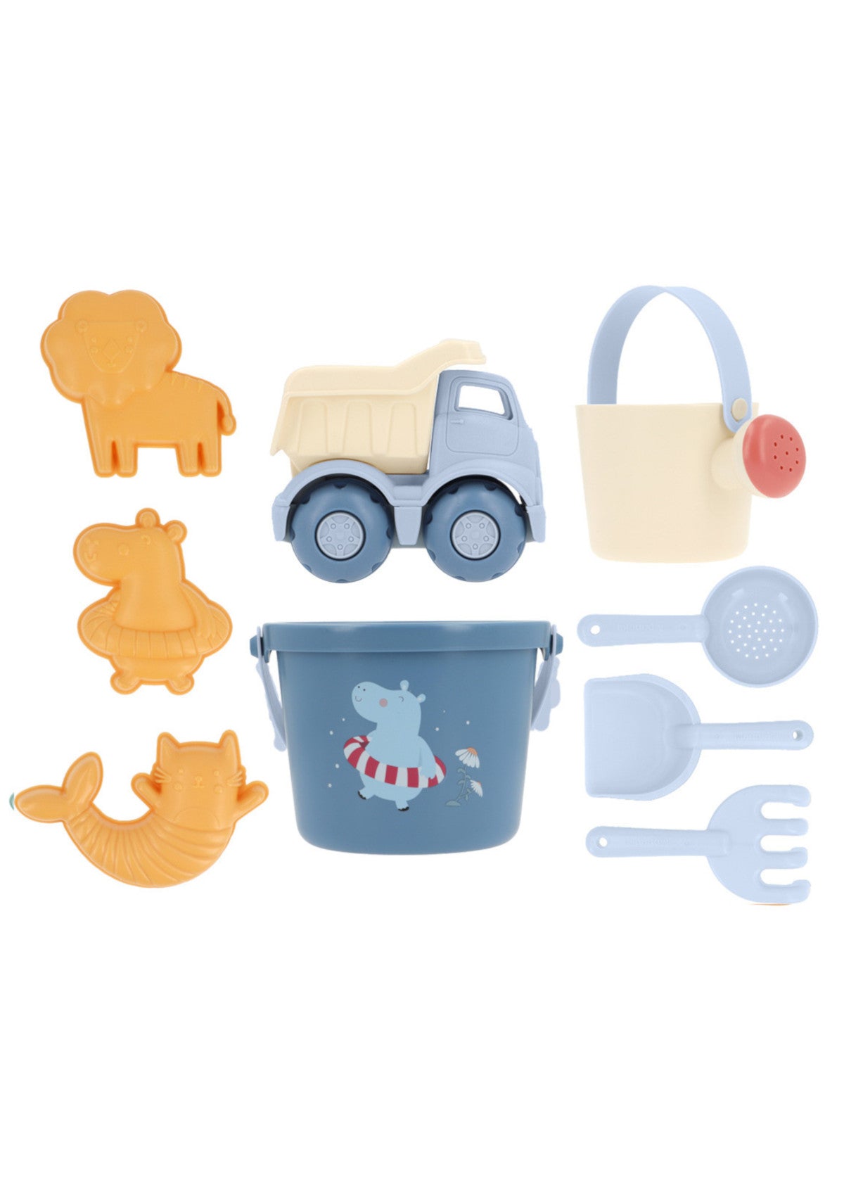 Beach Toy Set with Hippos - Monnëka