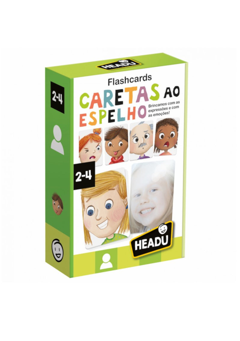 FLASHCARDS CARETAS AO ESPELHO