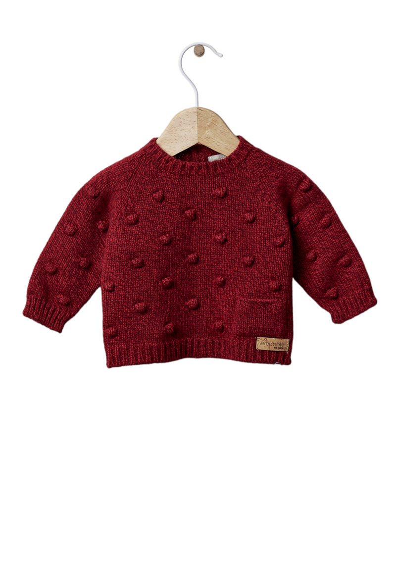 Knitted long-sleeved sweater | BABY INFLUENCER - WEDOBLE