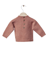 Sweater knitted in wool | TONES OF GARDENS IN WINTER - WEDOBLE