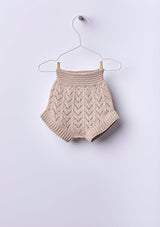 Bloomer knitted in organic cotton | SUMMER IN THE VILLAGE - WEDOBLE