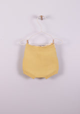 Bow-detailed bloomer knitted in organic cotton | SUMMER IN THE VILLAGE - WEDOBLE