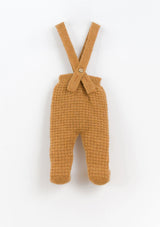 Knitted trousers with shoulder straps | Culinary - PLAYUP