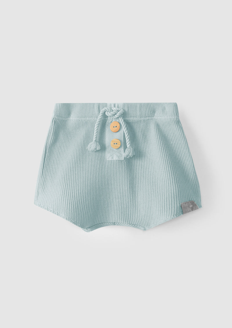 Set of two ribbed cotton shorts - SNUG