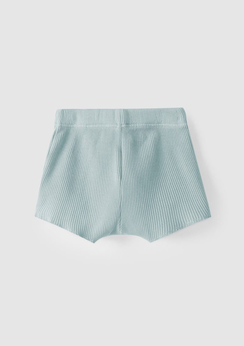 Set of two ribbed cotton shorts - SNUG