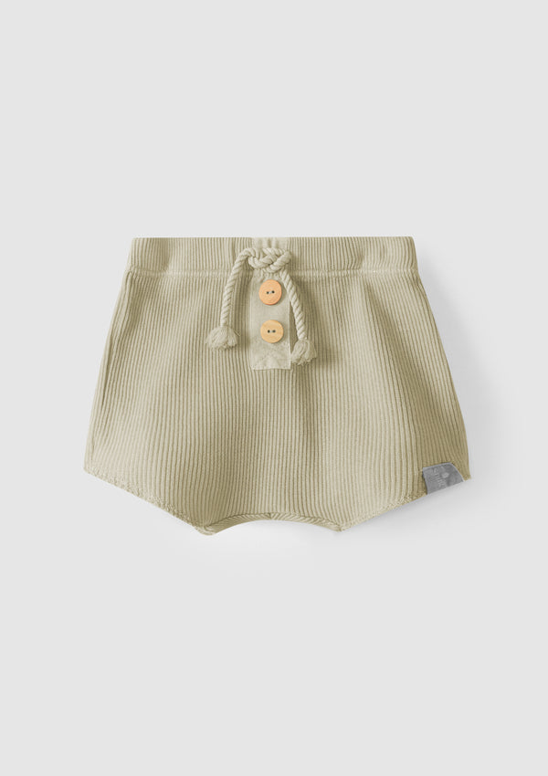 Set of two ribbed cotton shorts - SNUG