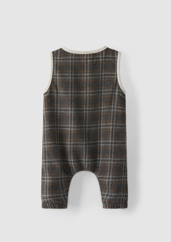 Plaid dungarees with pockets - SNUG