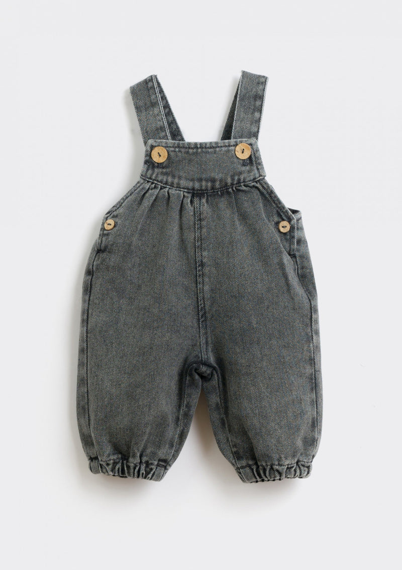 Denim jumpsuit with coconut buttons | Culinary - PLAYUP