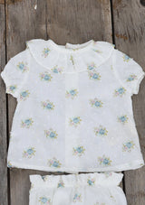 Blouse with flower print | LITTLE LOVE - WEDOBLE