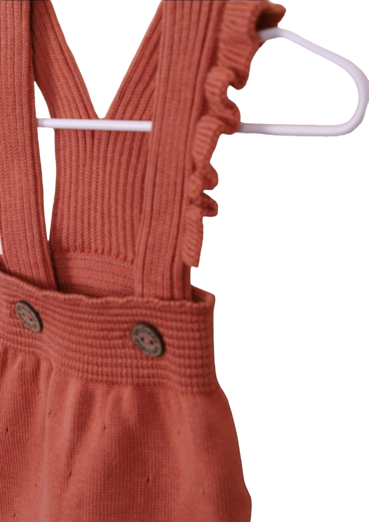 Trousers with knitted cotton straps - WEDOBLE