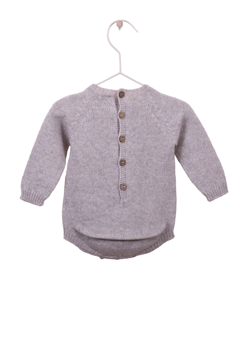 Knitted long sleeved shortie | LITTLE BUNNY - WEDOBLE