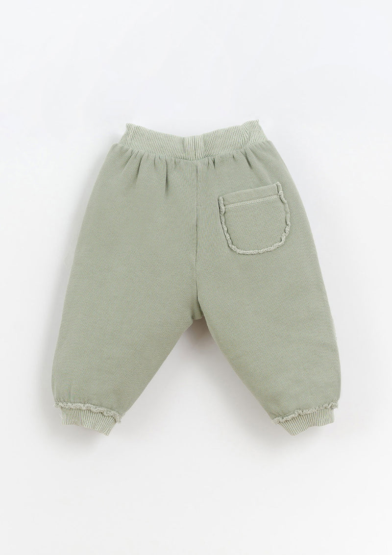 Jersey stitch trousers with rear pocket | Culinary - PLAYUP