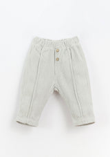 Corduroy trousers with ribbing | Culinary - PLAYUP