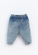 Denim cotton trousers | Culinary - PLAYUP