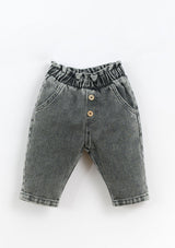 Denim cotton trousers | Culinary - PLAYUP