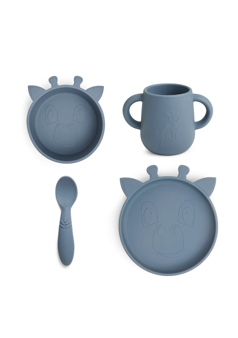 silicone dinner set - 4 pack