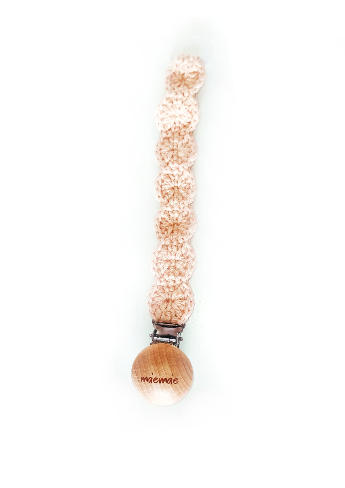 Macramé Pacifier Clip Ma'eMa'e